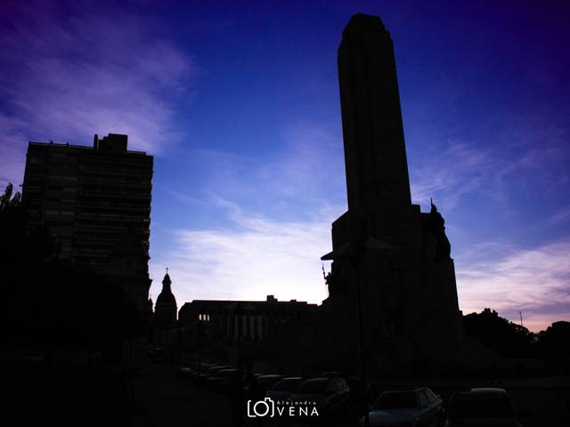 Arquitectura urbana de Monumento a la Bandera