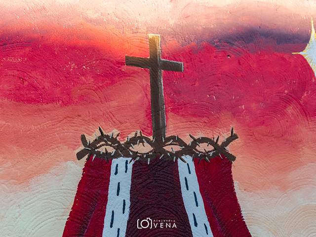 Voluntariado de Mural navideño 2020