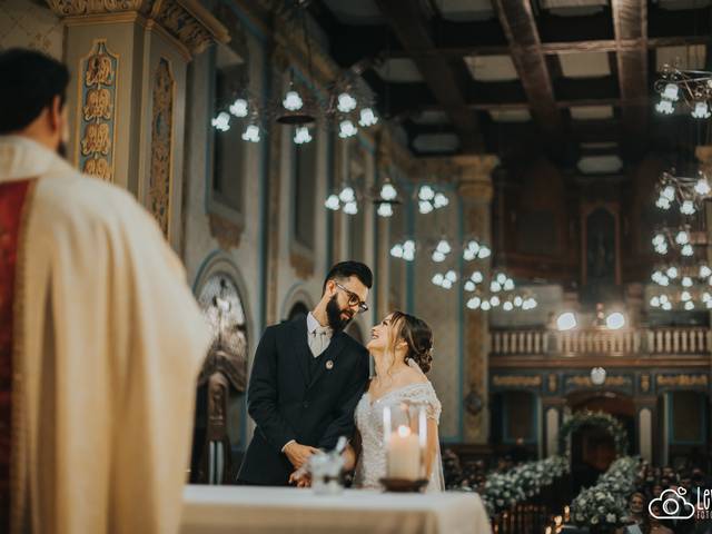 Convento N S das Graças de Casamento no Convento Nossa Senhora das Graças | Guaratinguetá/SP | Letícia & Rafael