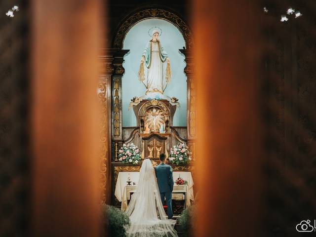 Convento N S das Graças de Casamento no Convento Nossa Senhora das Graças | Guaratinguetá/SP | Jamile & Bruno