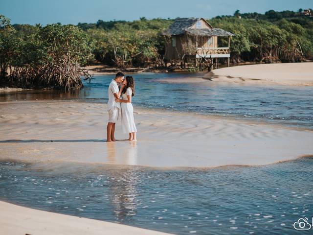 Litoral de Destination Wedding | Ensaio Pré-wedding em Trancoso Bahia | Juliana & Vítor 