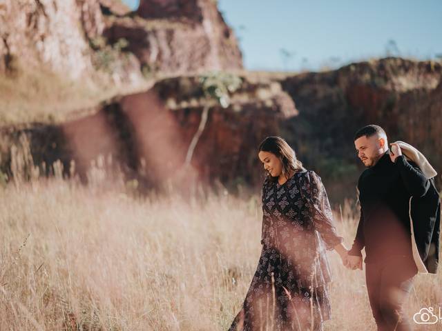 Pré-wedding Pedreira de Ensaio pré-wedding na cidade de Lorena - SP | Beatriz e Daniel