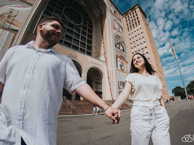 Ensaio Santuário Nacional de Aparecida de Ensaio Pré-Wedding em Aparecida/SP | Geovana e Junior 