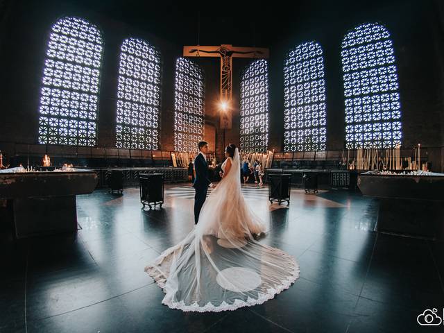 Santuário Nacional Aparecida de Casamento Santuário Nacional de Aparecida | Capela São José | Riana & Leonardo