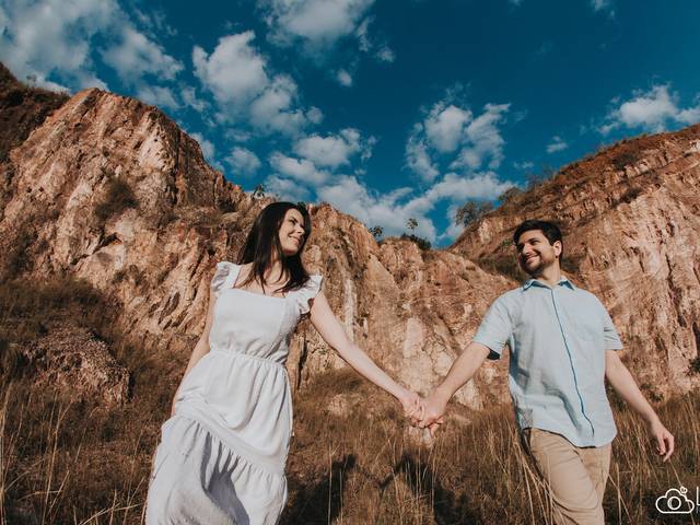 Pré-wedding Pedreira de Ensaio pré-wedding na cidade de Lorena - SP | Jaqueline  & Rafael