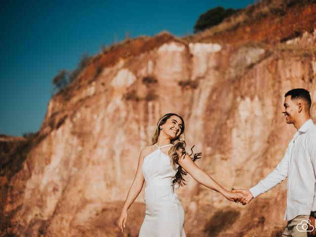 Pré-wedding Pedreira de Ensaio pré-wedding na cidade de Lorena - SP | Nathalia & Fabricio