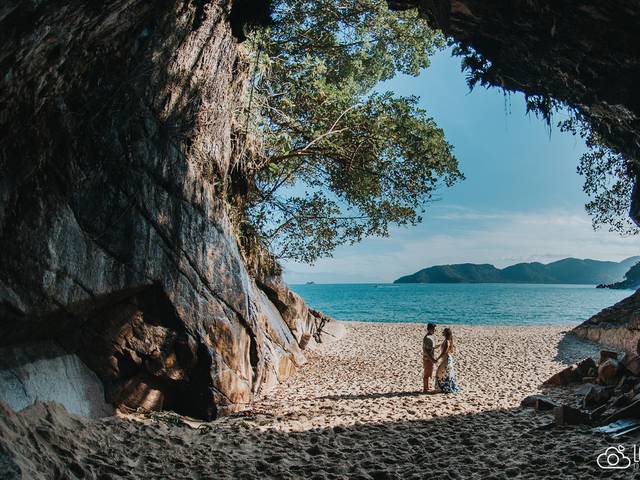Litoral de Ensaio pré-wedding em Ubatuba | Ludmila e André