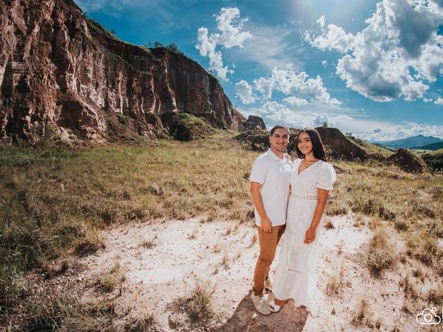 Pré-wedding Pedreira de Ensaio pré-wedding na cidade de Lorena - SP | Maria Clara & Willian 