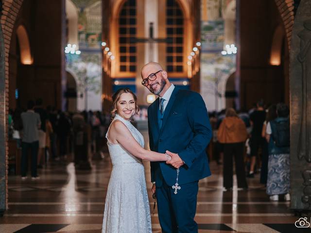Santuário Nacional Aparecida de Casamento Santuário Nacional de Aparecida | Capela do Santíssimo | Renata e Celso