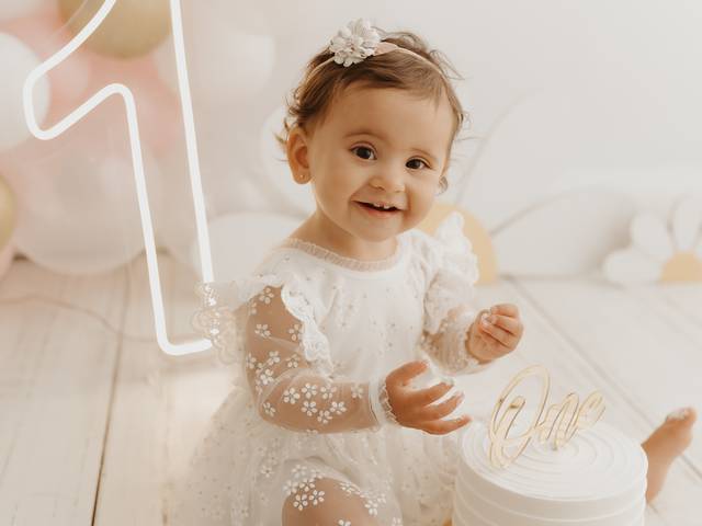 Cake Smash de Manuela- Sessão Cake Smash