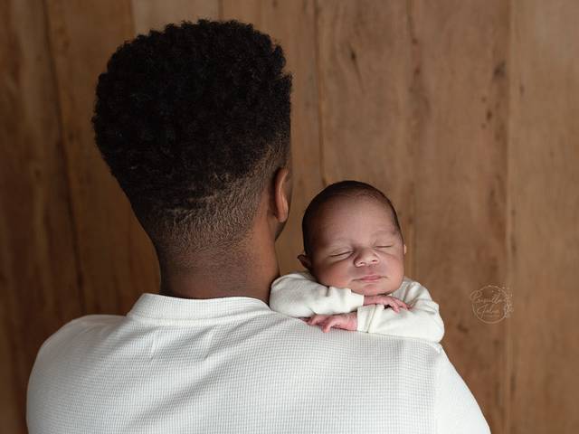 Newborn de E o papai, como fica no ensaio Newborn?