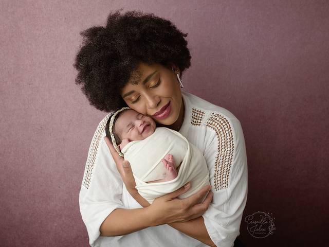 Newborn de Newborn mamãe e bebê