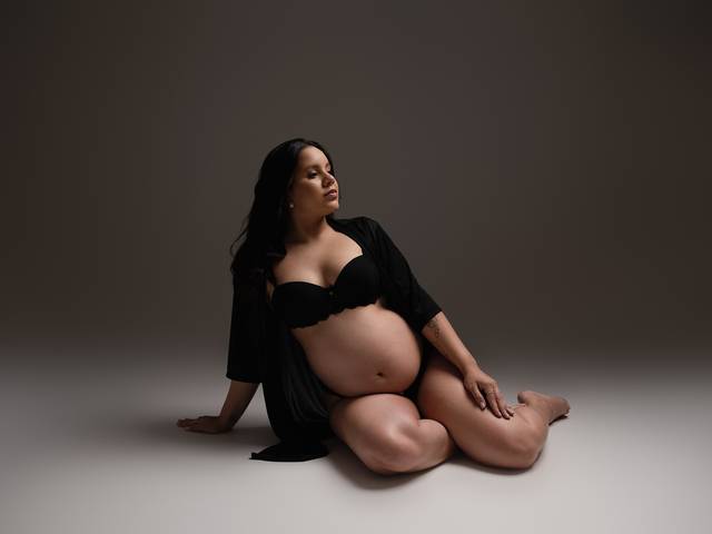 Gestante de Um ensaio gestante, dois objetivos: registrar a espera pelo Arthur e resgatar a autoestima da futura mamãe