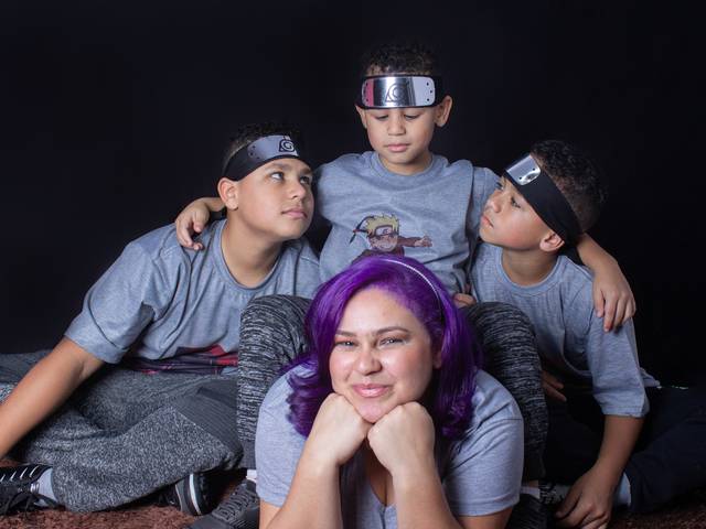 Família! de Ensaio Família tema Naruto! Marion e seus lindos Musukos ♥