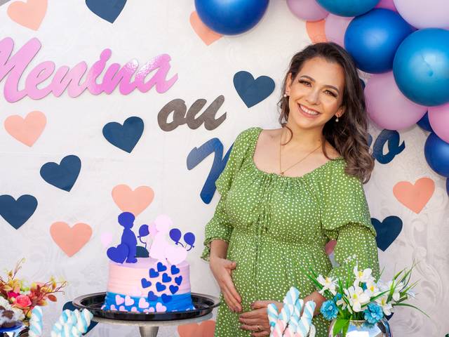 Chá de Revelação de Chá de Revelação Família Meiberg