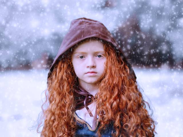 Infantil de Luana Princesa Merida 7 anos