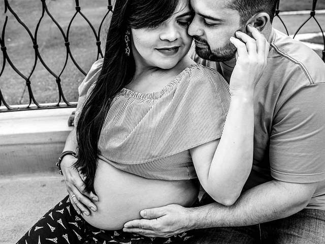 Gestante de À espera de Isadora | Maria, Larissa e Jorge