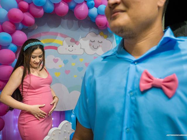 Gestante de Chá Revelação - Dayci e Daniel - DOM