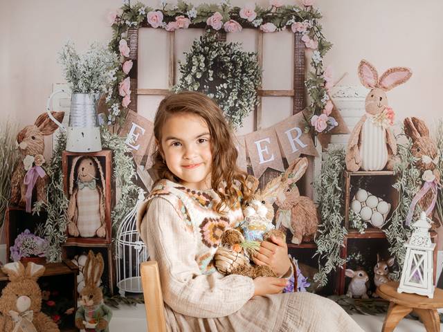 Infantil de Sessões de Páscoa