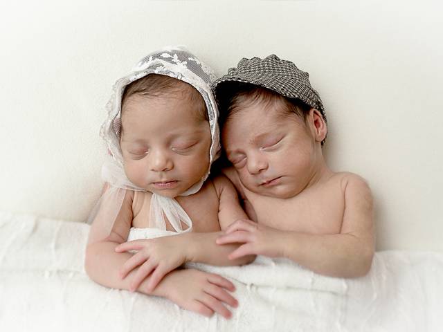Ensaio Newborn de Noah e Luara - 21dias