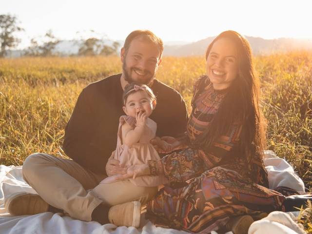 Família de Ensaio Família com bebê 6 meses