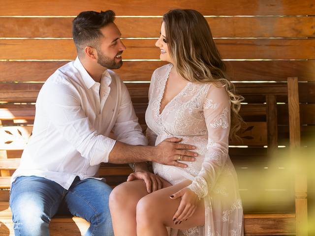 Gestante de  Um Ensaio Mágico da Maternidade da Isabella