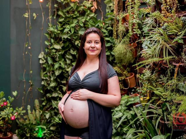 Ensaio Debutante de Gestante Adriana e Jorge a espera de Felipe