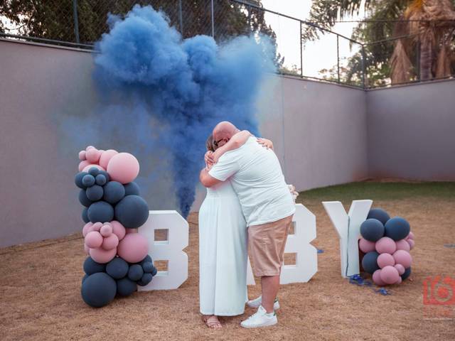 Chá Revelação/Chá de Bebê de Chá Revelação - Samira e Rafael a espera de Davi