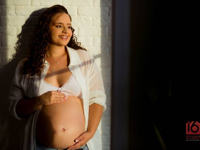 Gestantes de Gestante - Larissa e Alam a espera de Romeu