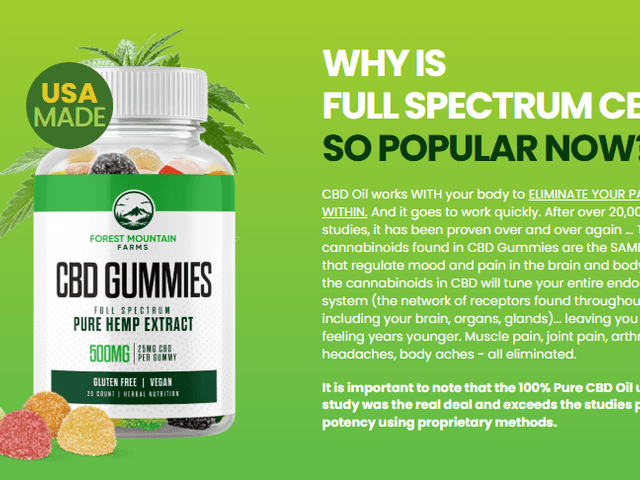 heatlh of Forest Mountain Farms CBD Gummies (Review 2025) Ingredients, Benefits & Price Update !