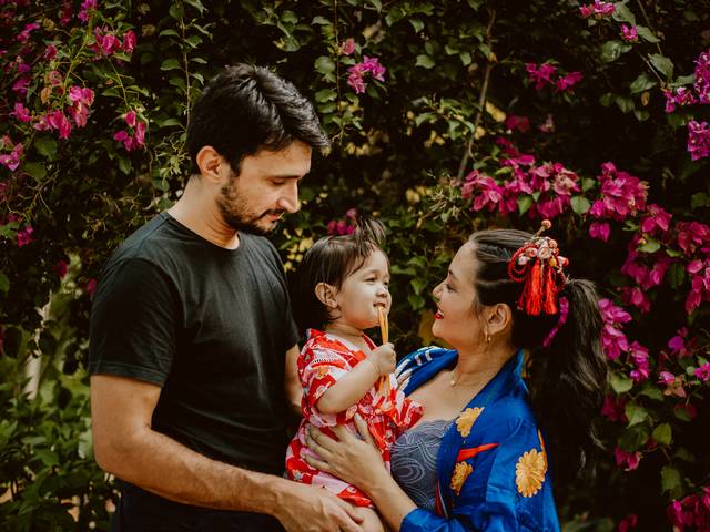 Ensaios de Thiemy, Rafael e May à espera de Ryu | Ensaio Gestante