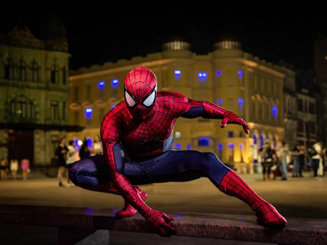 Executivo de Cosplay Homem Aranha