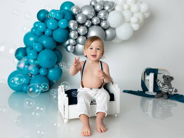 Smash the cake de Valentim - 1 ano