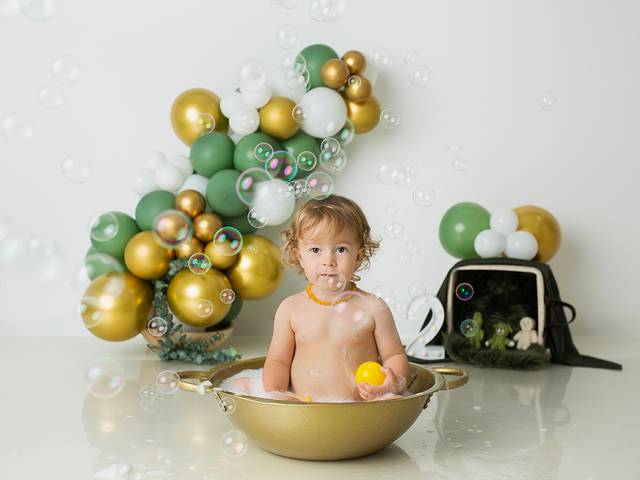 Smash the cake de Afonso - 2 anos