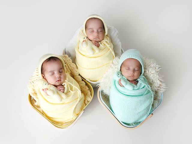 Newborn de Aurora, Alice e Renato