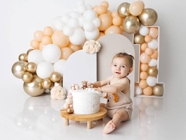 Smash the cake de Vitória - 1 ano