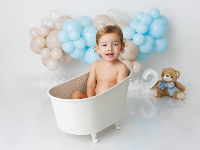 Smash the cake de António - 2 anos