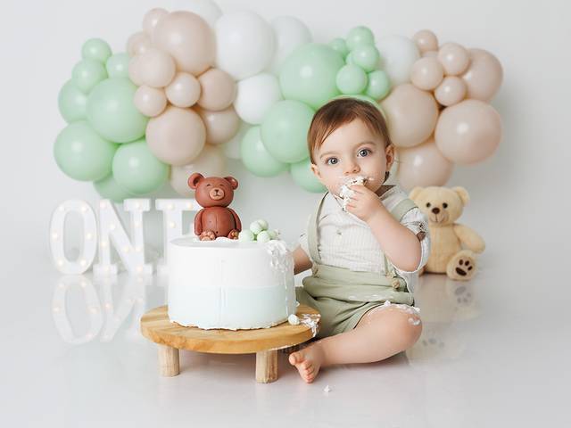 Smash the cake de Guilherme - 1 ano