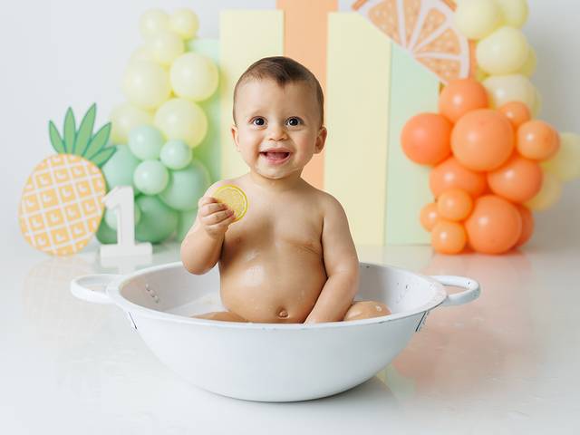 Smash the cake de Vicente - 1 ano