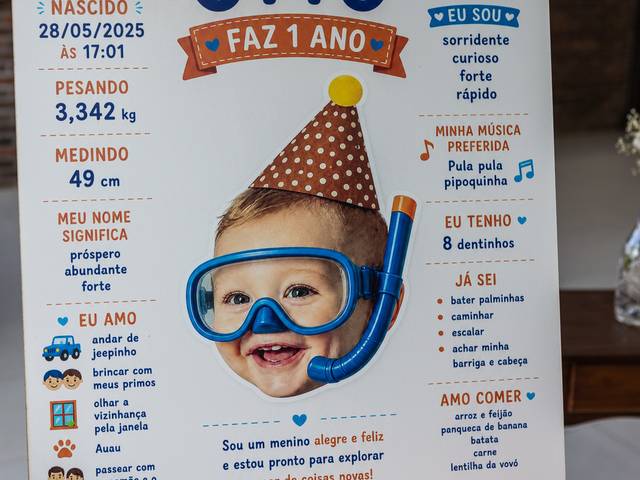 Infantil de Otto fez 1 ano