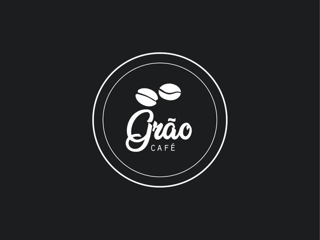 Portfólio Identidade Visual de Logo Grão Café