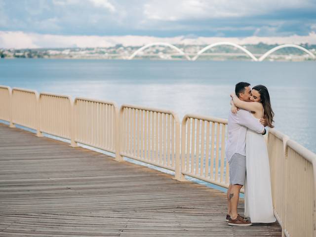 Casal de Debora e Carlos