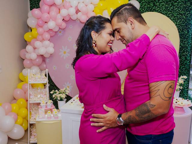 Chá de Bebê, Chá de Panela de Chá de Bebê - Bianca e Alex à Espera de Alessandro