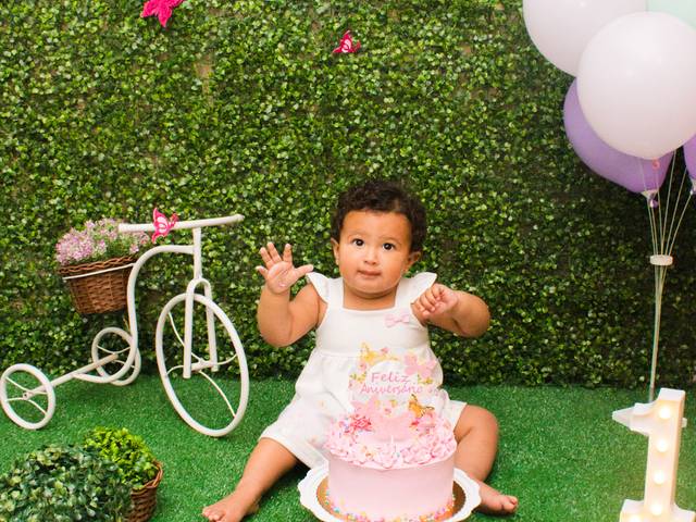 Ensaios Infantis, Newborn e Acompanhamento de Smash the Cake - Ayla - 1 Ano