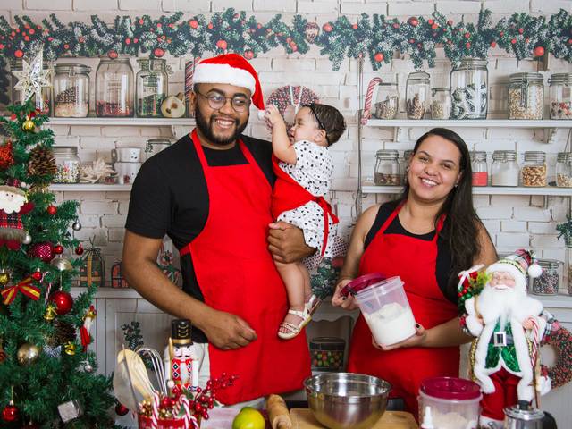 Famílias & Lifestyles de Luna e Família - A Fábrica de Biscoitos Natalinos