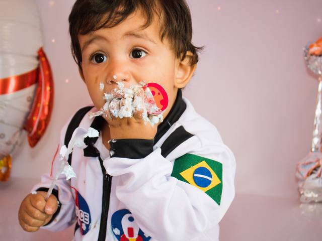 Ensaios Infantis, Newborn e Acompanhamento de Smash the Cake - Leonardo - 1 Ano