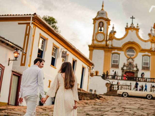 Foto de Ensaio em TIradentes em pleno centro histórico | Fran e Juninho