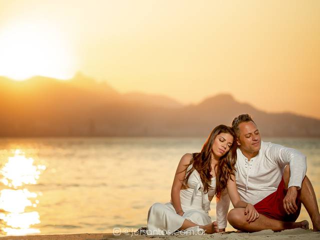 Ensaio de Casal de Prewedding Parque da Cidade e praia - Mariana e Celso