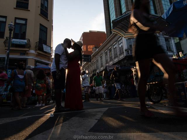 Ensaio de Casal de Ensaio Prewedding na Rua do Lavradio - Ani e Marcelo