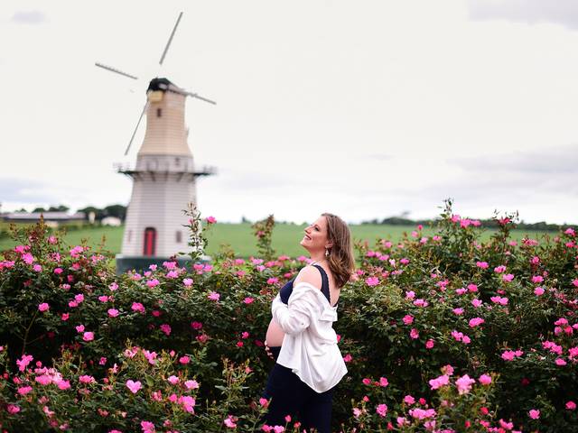 Fotografia de Família de Ana Luiza e Vinicius à espera do Arthur